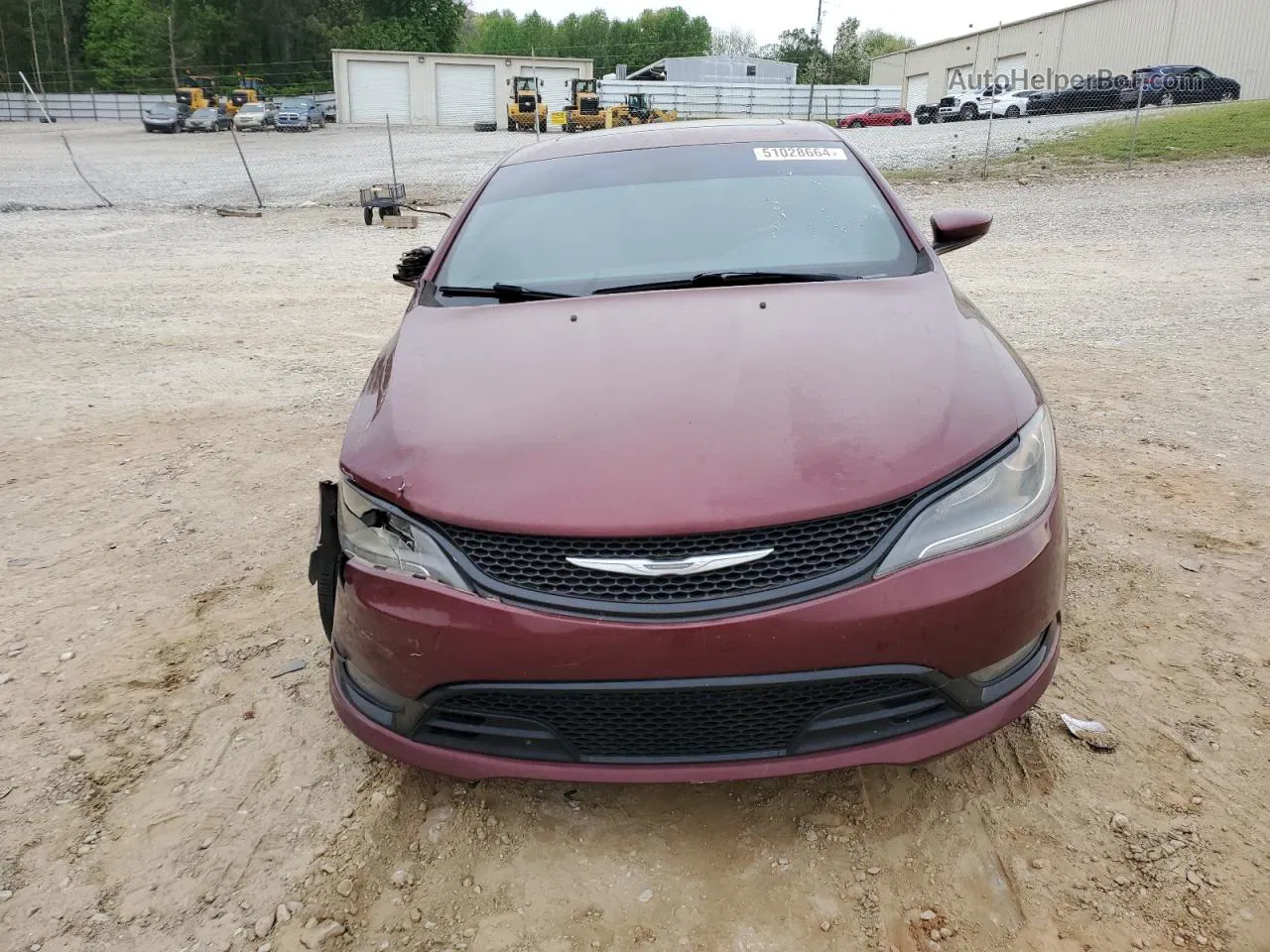 2015 Chrysler 200 S Burgundy vin: 1C3CCCBG7FN528876