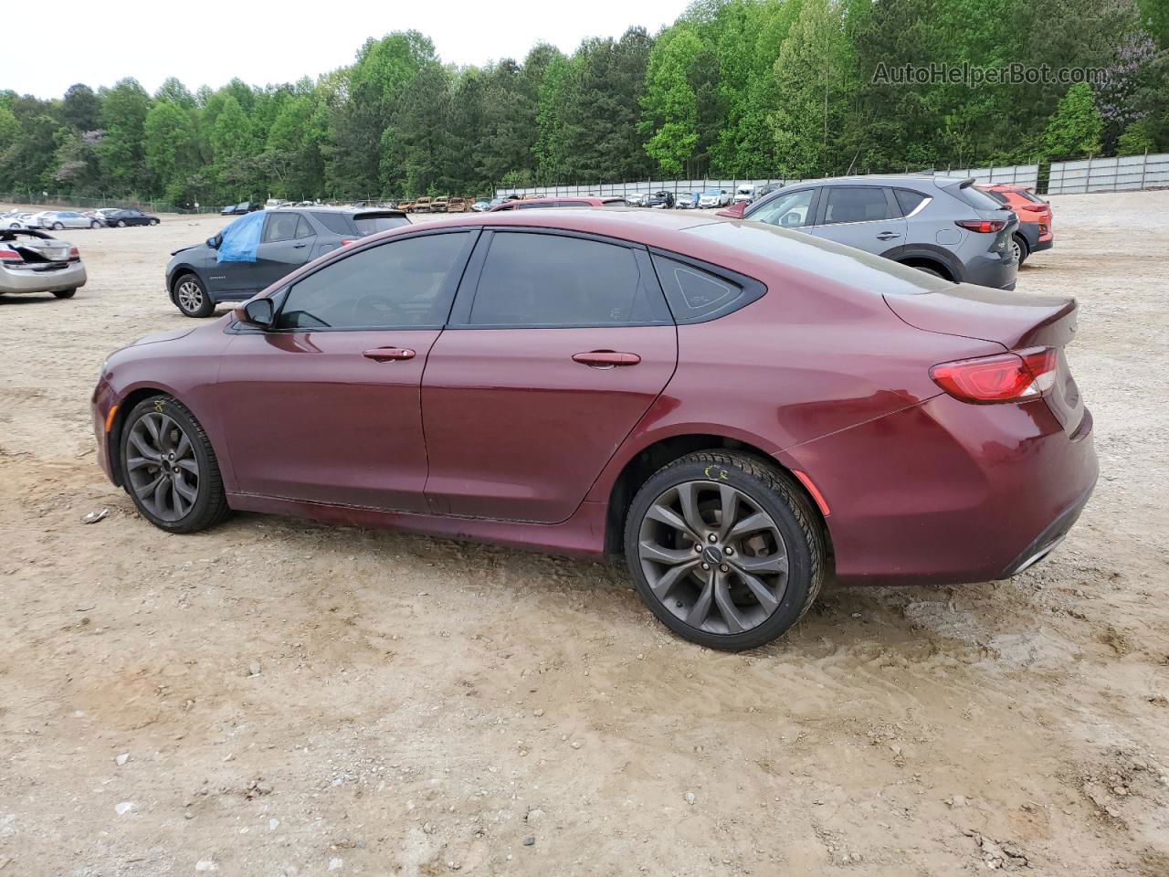 2015 Chrysler 200 S Burgundy vin: 1C3CCCBG7FN528876