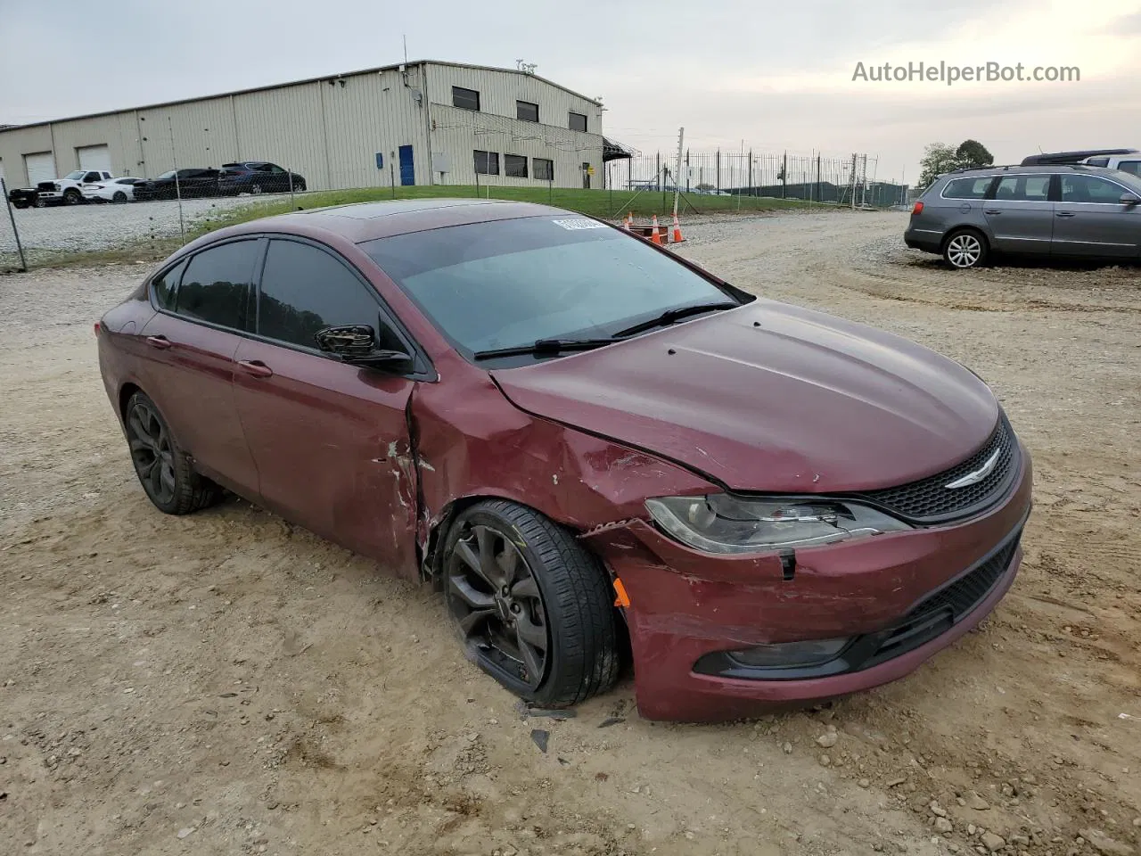 2015 Chrysler 200 S Burgundy vin: 1C3CCCBG7FN528876