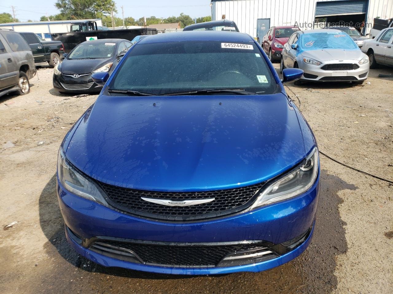 2015 Chrysler 200 S Blue vin: 1C3CCCBG7FN535343