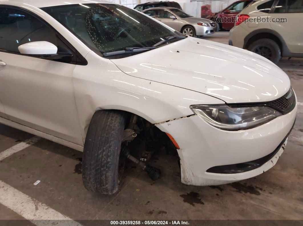 2016 Chrysler 200 S Белый vin: 1C3CCCBG7GN108133