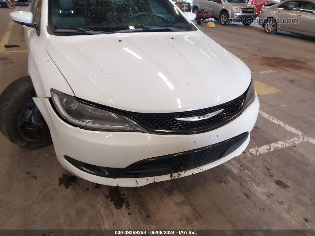 2016 Chrysler 200 S Белый vin: 1C3CCCBG7GN108133