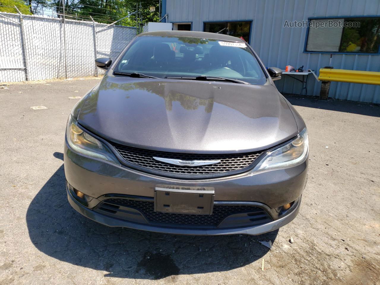 2016 Chrysler 200 S Charcoal vin: 1C3CCCBG8GN121456