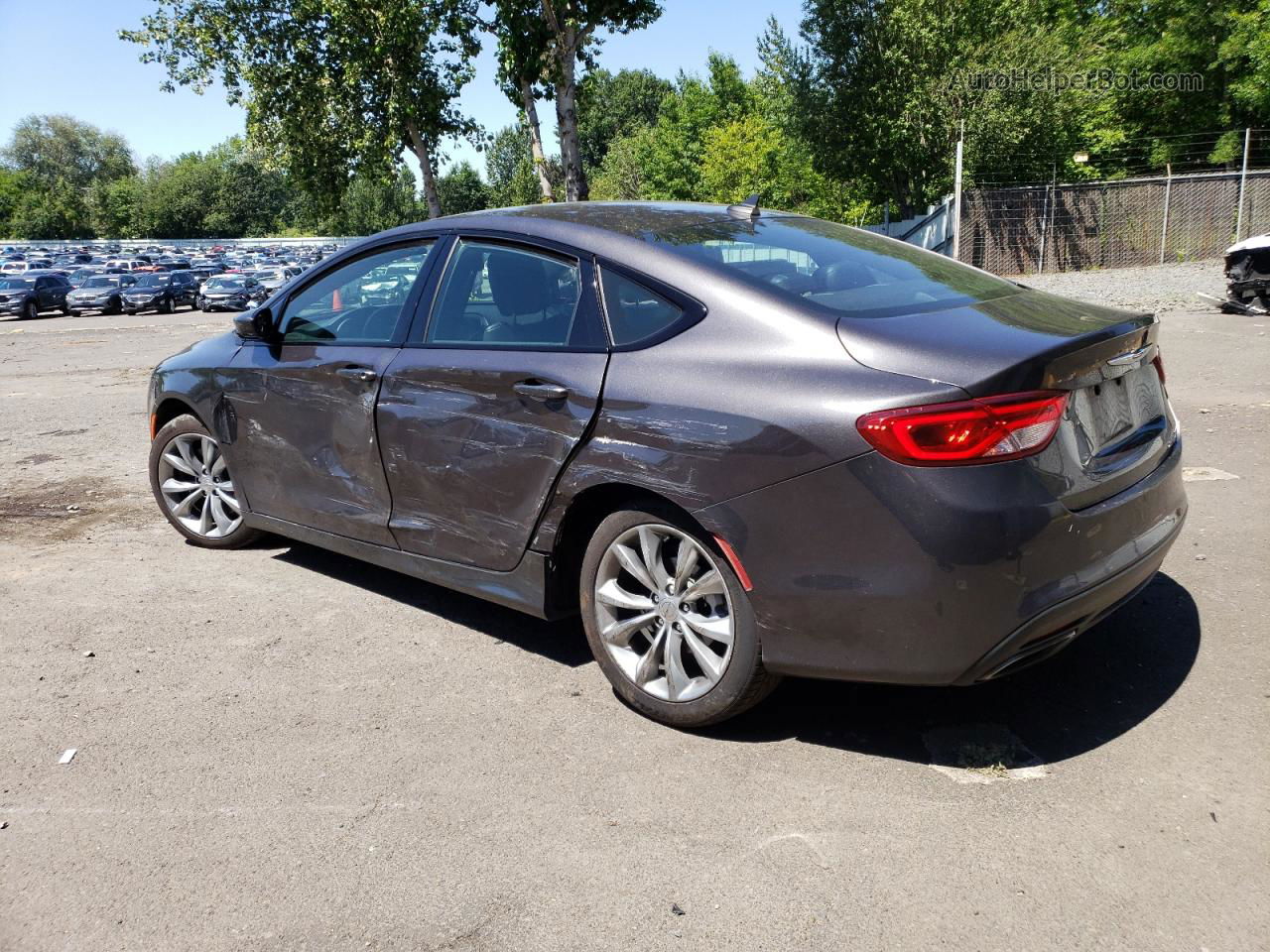 2016 Chrysler 200 S Charcoal vin: 1C3CCCBG8GN121456