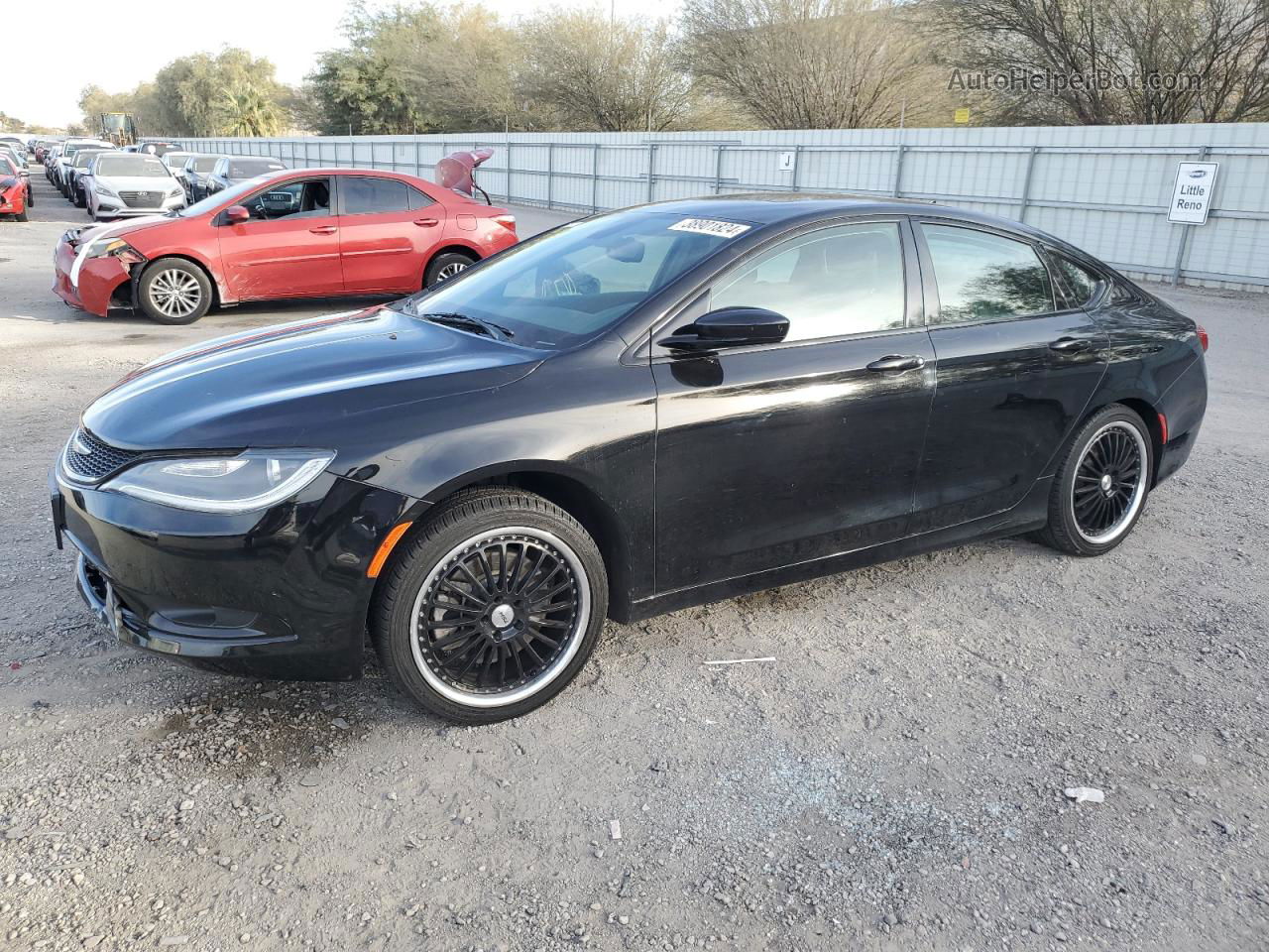 2016 Chrysler 200 S Черный vin: 1C3CCCBG8GN121845