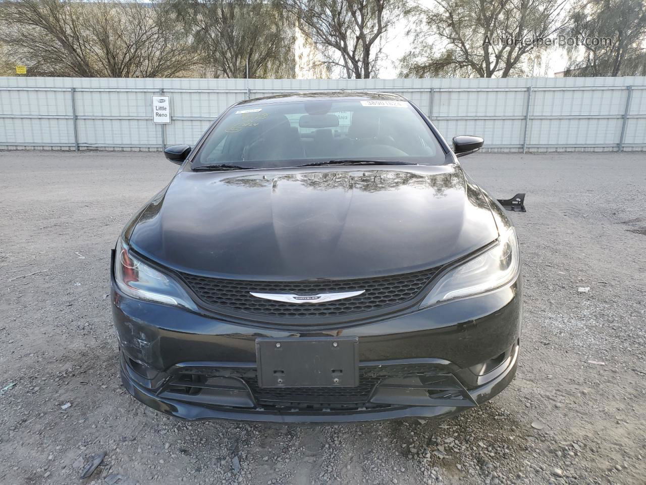 2016 Chrysler 200 S Черный vin: 1C3CCCBG8GN121845