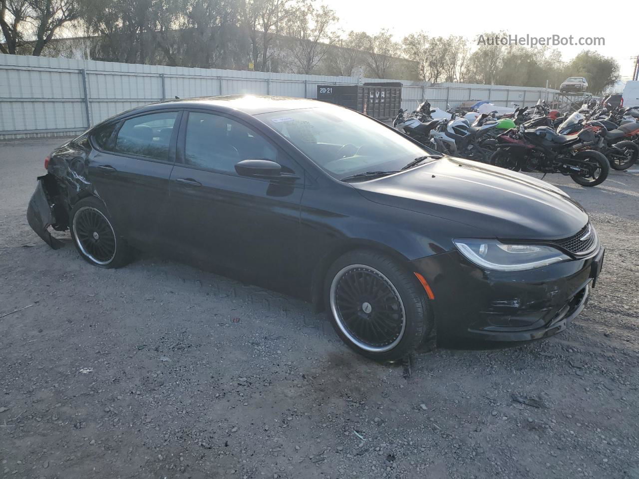 2016 Chrysler 200 S Черный vin: 1C3CCCBG8GN121845