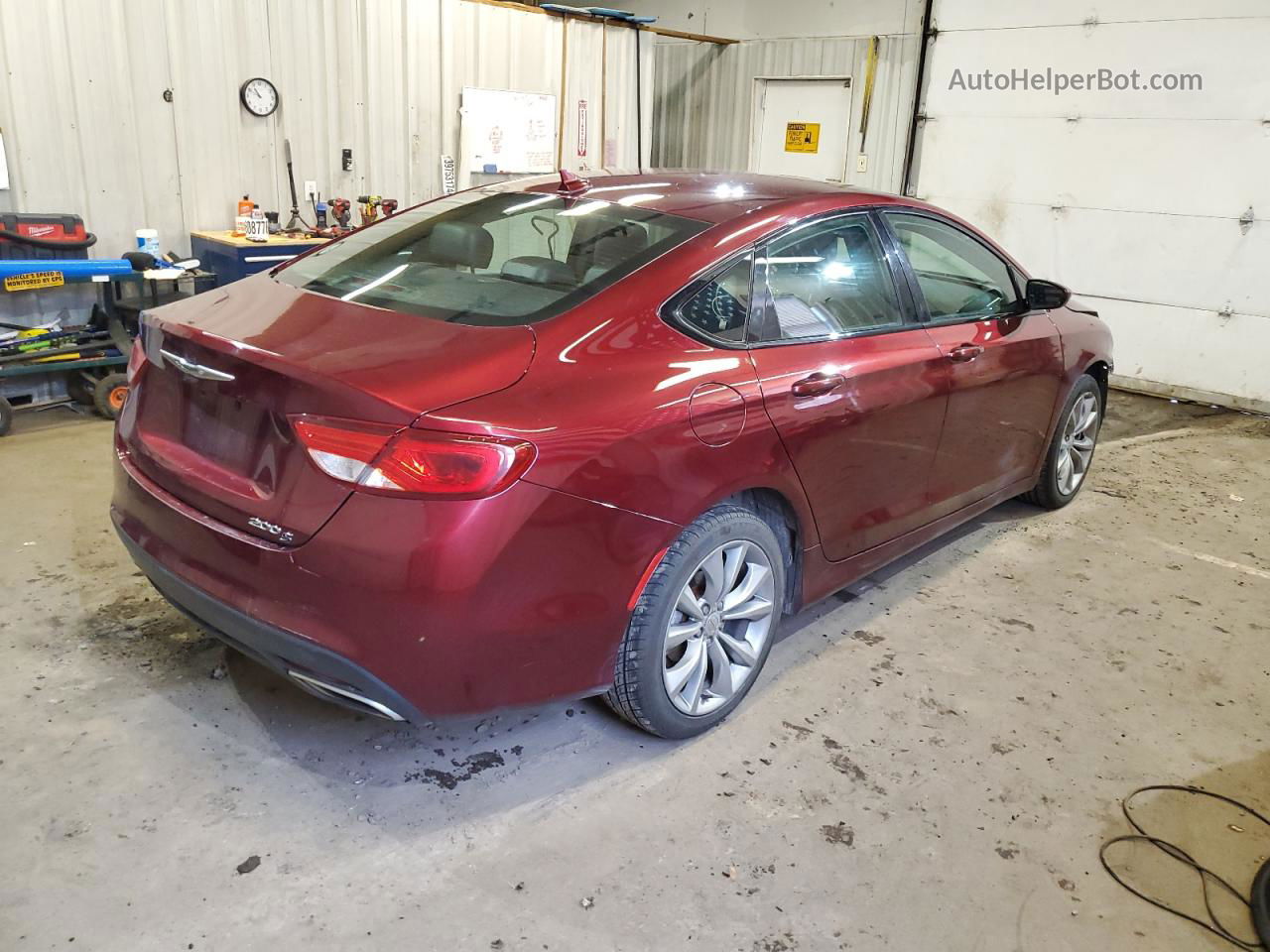 2016 Chrysler 200 S Red vin: 1C3CCCBG8GN162072