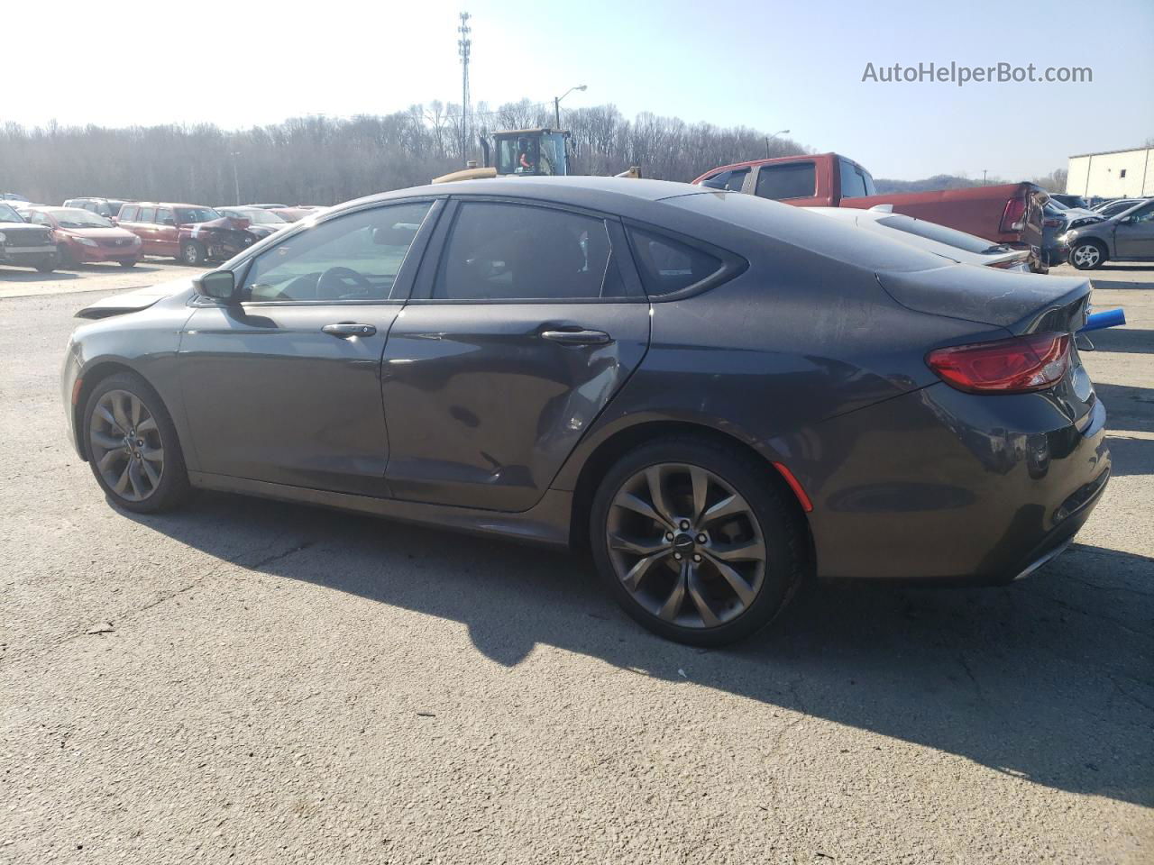 2016 Chrysler 200 S Charcoal vin: 1C3CCCBG8GN182872