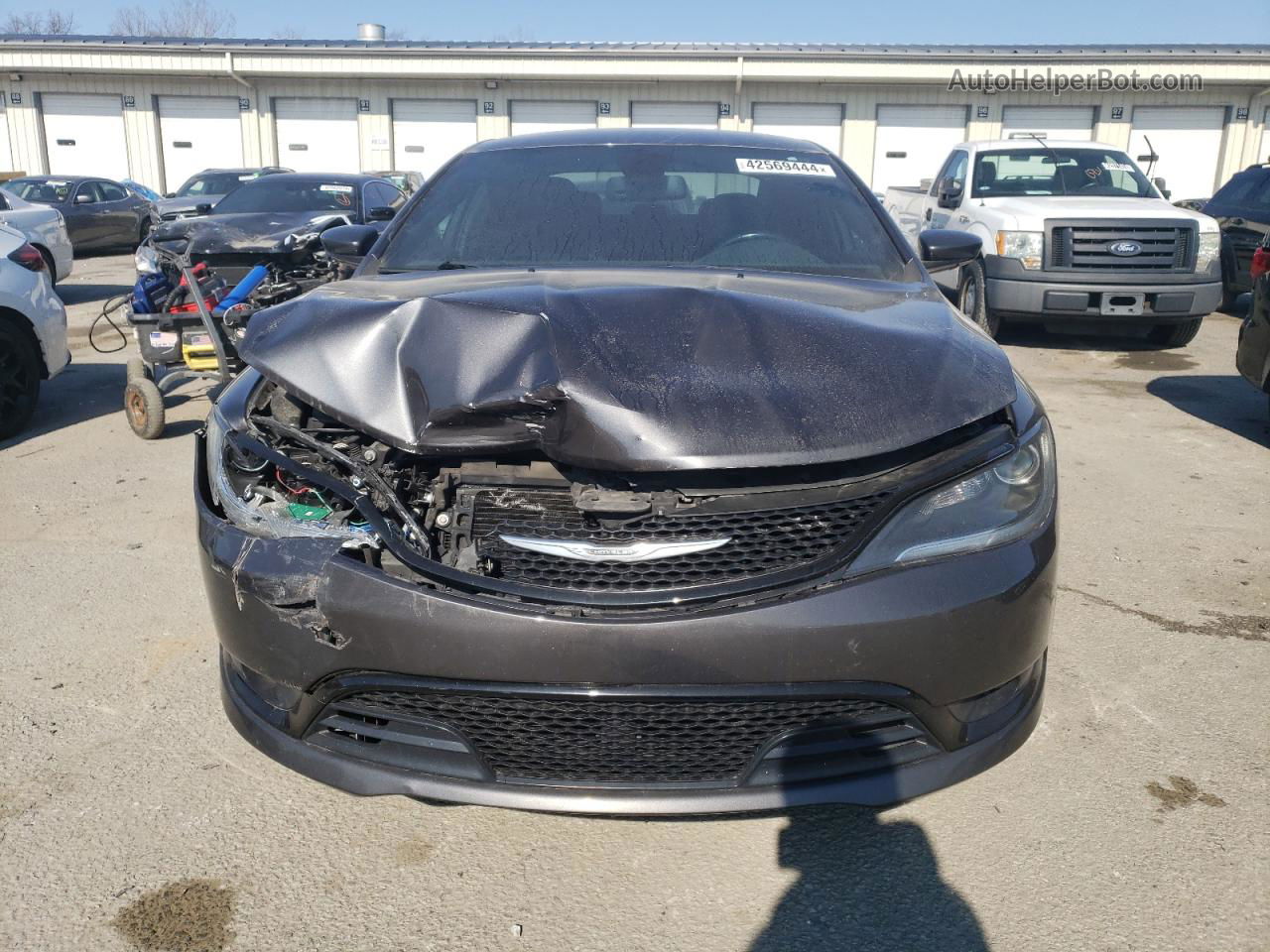 2016 Chrysler 200 S Угольный vin: 1C3CCCBG8GN182872