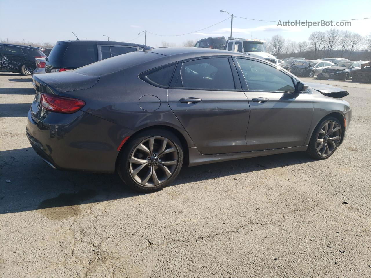 2016 Chrysler 200 S Угольный vin: 1C3CCCBG8GN182872