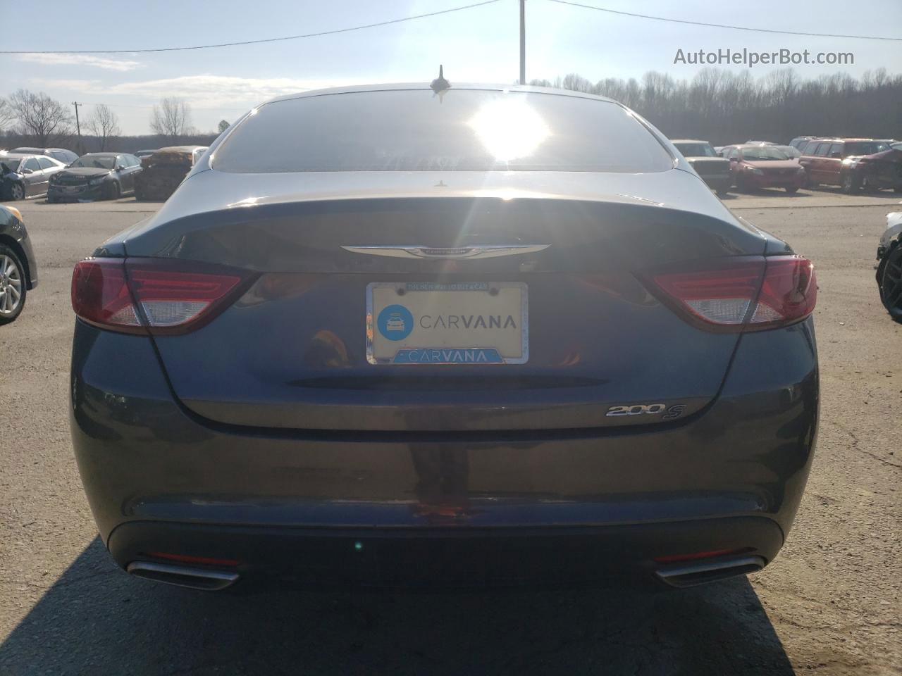 2016 Chrysler 200 S Charcoal vin: 1C3CCCBG8GN182872