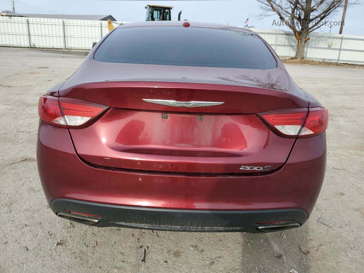 2015 Chrysler 200 S Red vin: 1C3CCCBG9FN518124