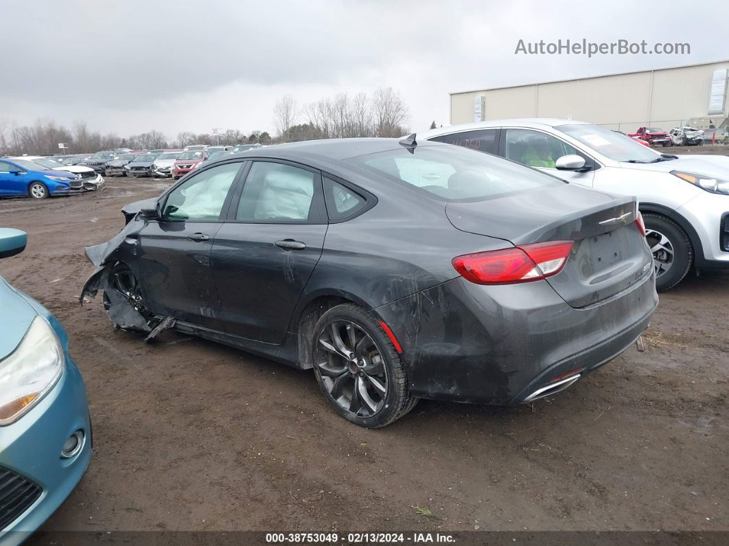 2016 Chrysler 200 S Gray vin: 1C3CCCBG9GN112281