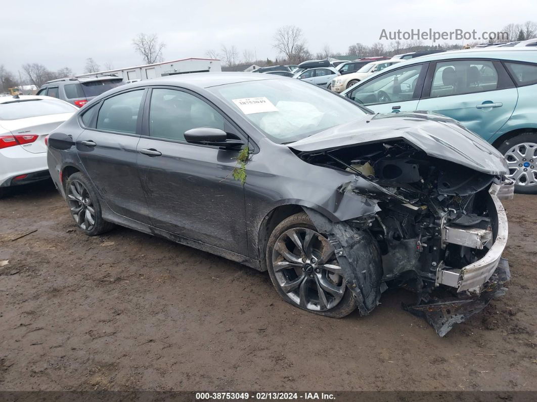 2016 Chrysler 200 S Серый vin: 1C3CCCBG9GN112281