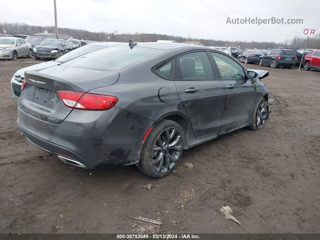 2016 Chrysler 200 S Gray vin: 1C3CCCBG9GN112281