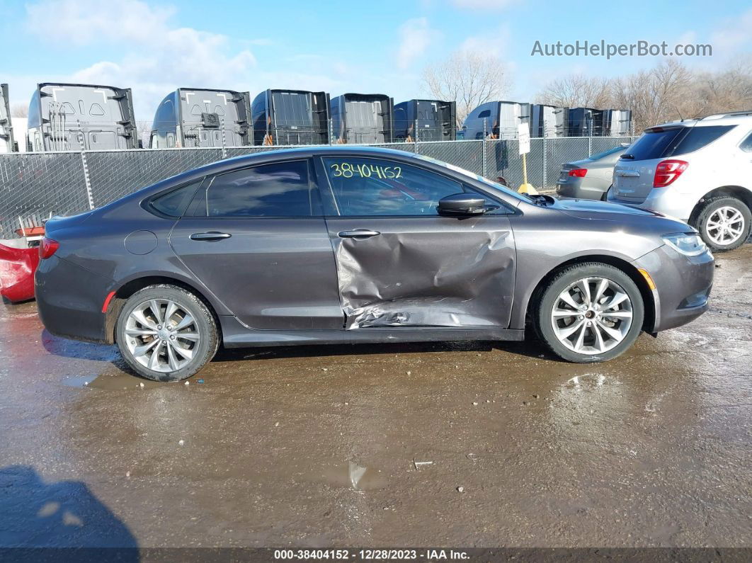 2016 Chrysler 200 S Gray vin: 1C3CCCBG9GN118002