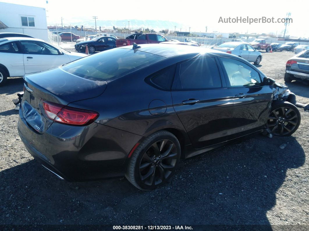 2015 Chrysler 200 S Black vin: 1C3CCCBGXFN506211