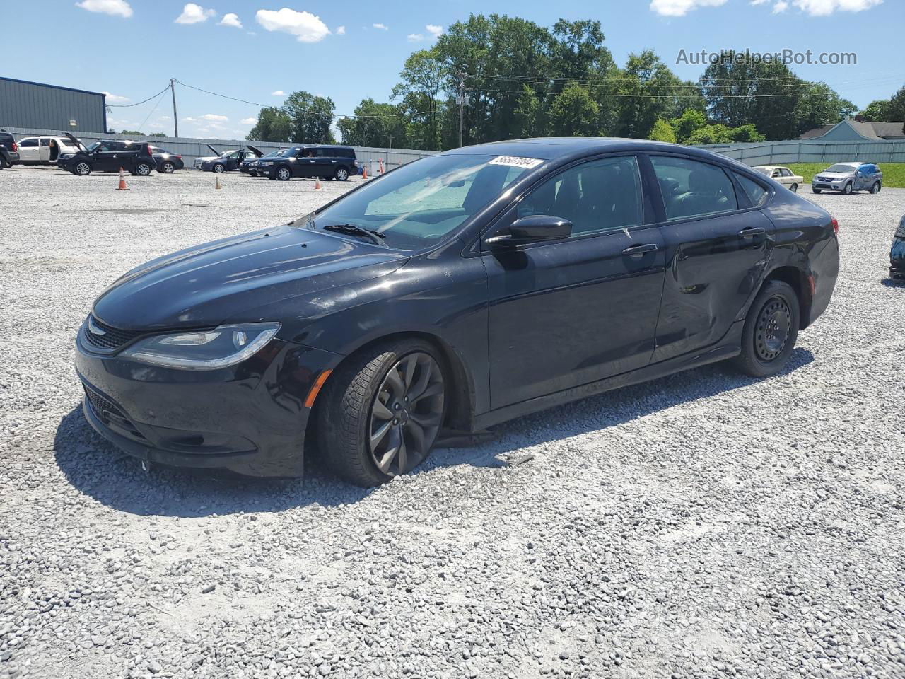 2015 Chrysler 200 S Black vin: 1C3CCCBGXFN572435