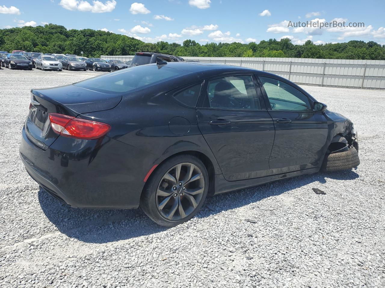 2015 Chrysler 200 S Black vin: 1C3CCCBGXFN572435