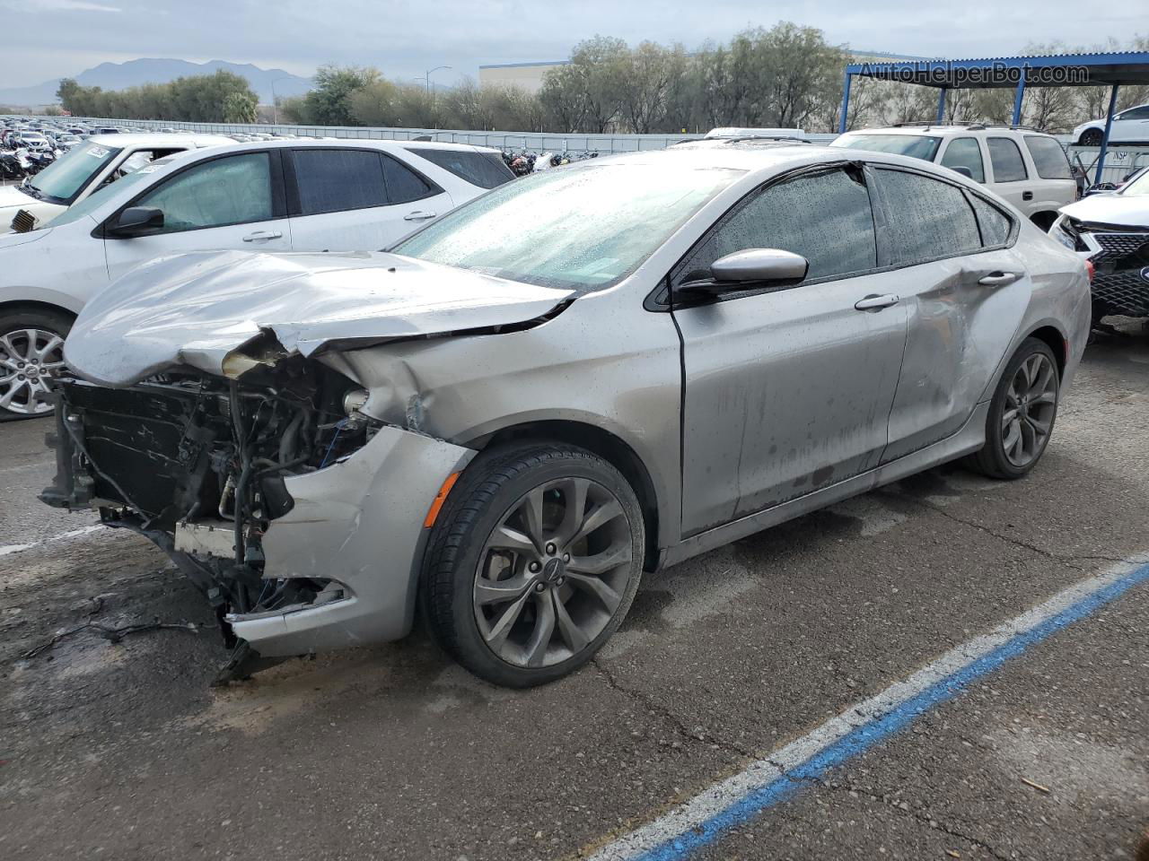 2016 Chrysler 200 S Silver vin: 1C3CCCBGXGN134807