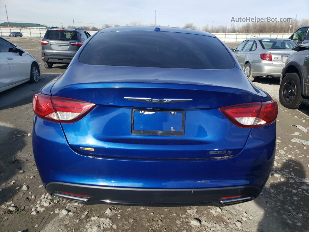 2016 Chrysler 200 S Blue vin: 1C3CCCBGXGN184087