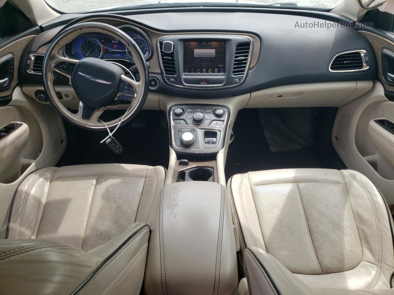 2015 Chrysler 200 C Белый vin: 1C3CCCCB0FN566016