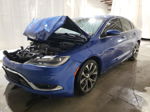 2015 Chrysler 200 C Blue vin: 1C3CCCCB1FN507458