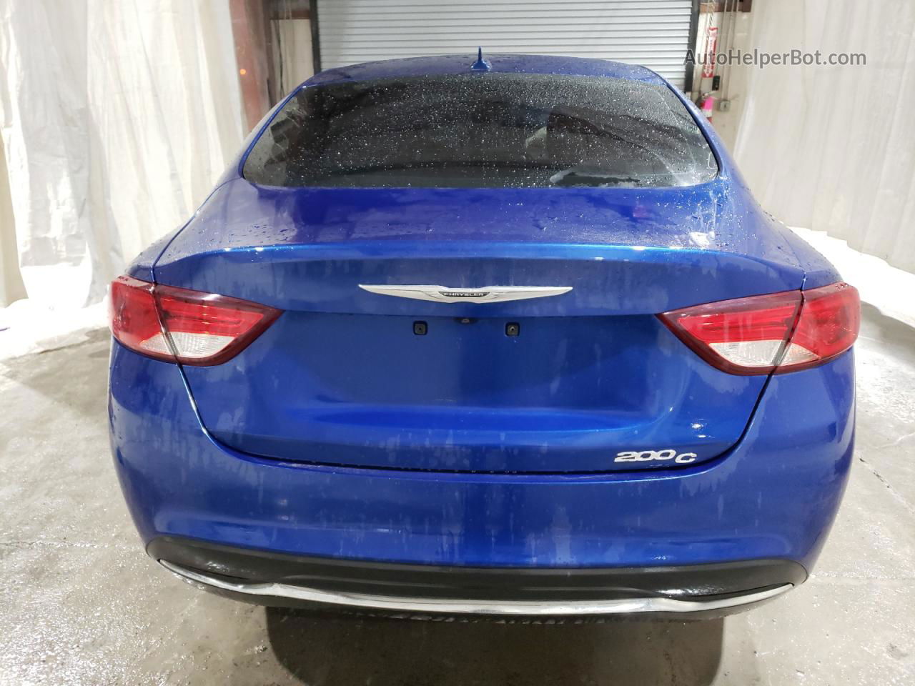 2015 Chrysler 200 C Blue vin: 1C3CCCCB1FN507458