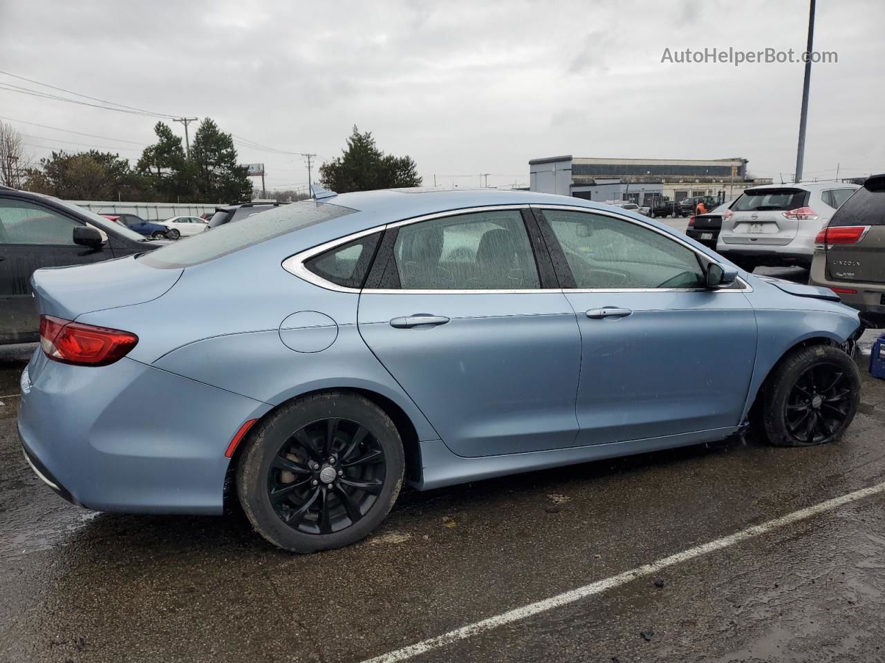 2015 Chrysler 200 C Blue vin: 1C3CCCCB1FN640558