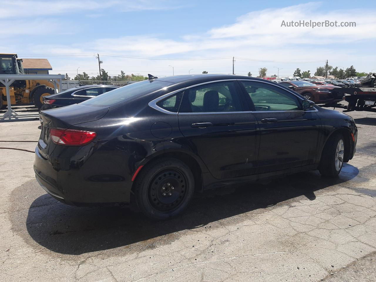 2015 Chrysler 200 C Черный vin: 1C3CCCCB2FN550321