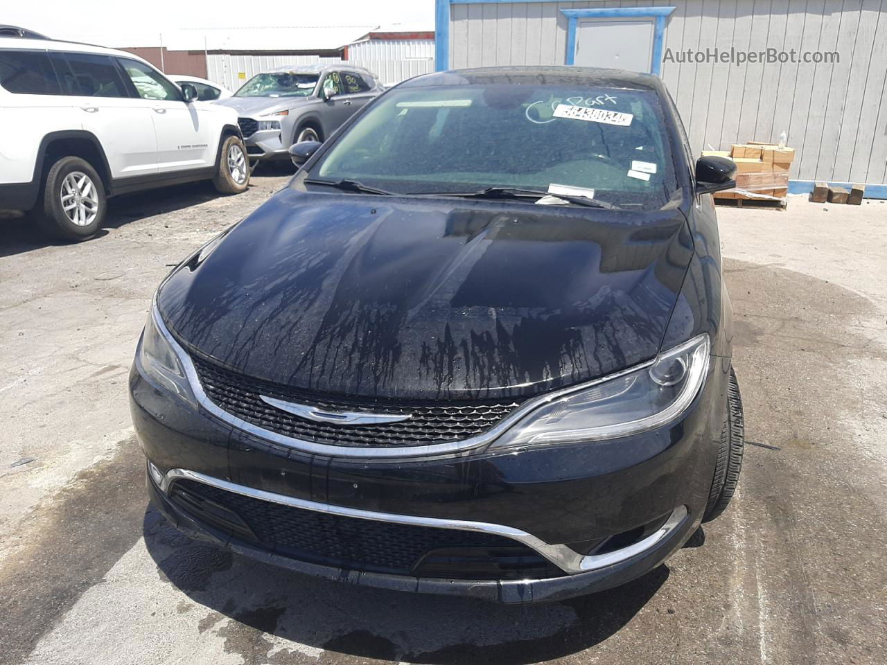 2015 Chrysler 200 C Черный vin: 1C3CCCCB2FN550321