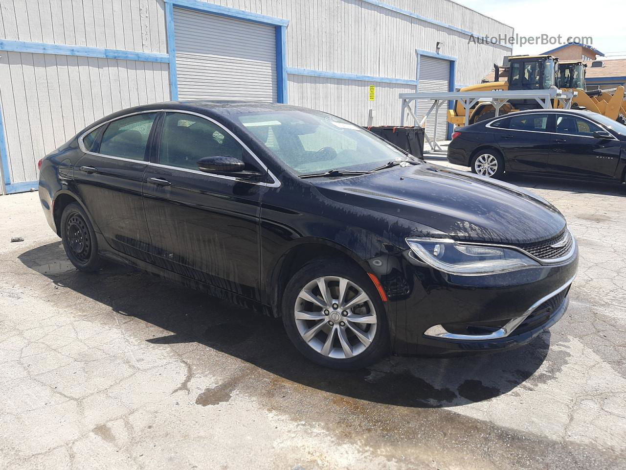 2015 Chrysler 200 C Черный vin: 1C3CCCCB2FN550321