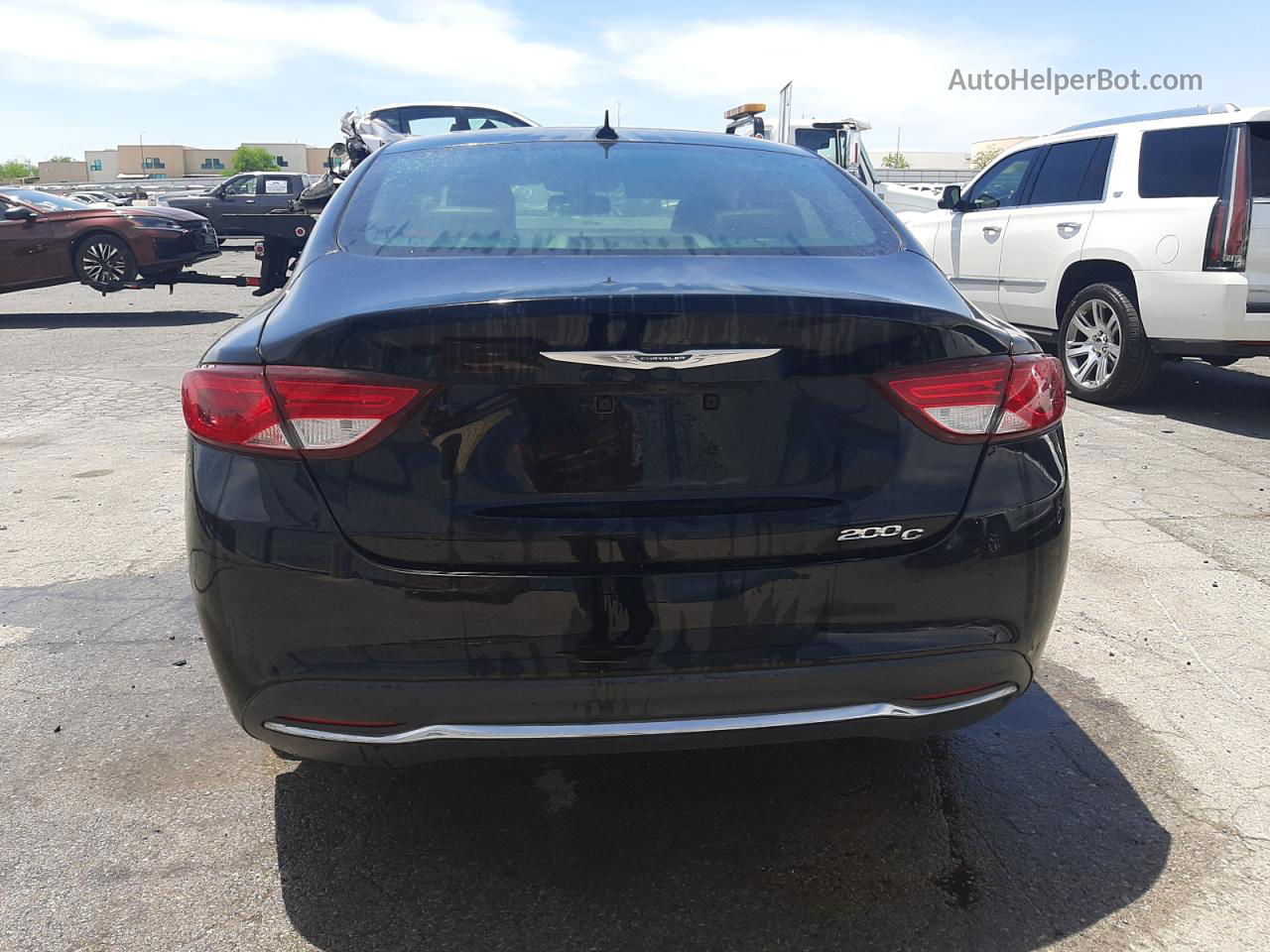 2015 Chrysler 200 C Черный vin: 1C3CCCCB2FN550321