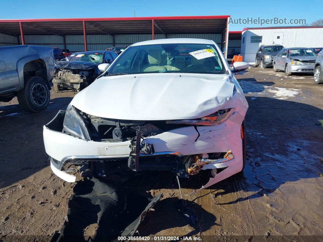 2015 Chrysler 200 C White vin: 1C3CCCCB2FN555454