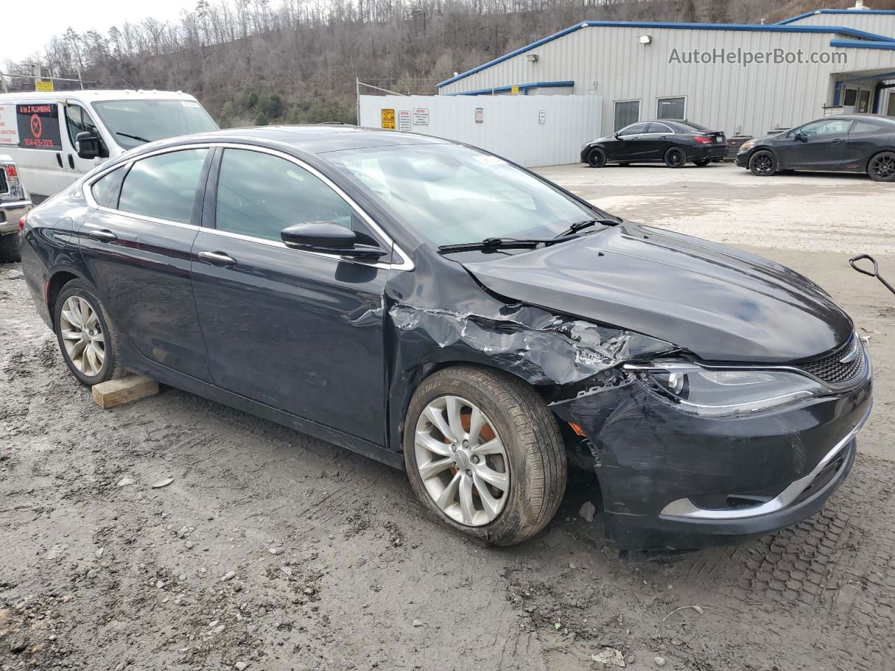 2015 Chrysler 200 C Black vin: 1C3CCCCB2FN568818