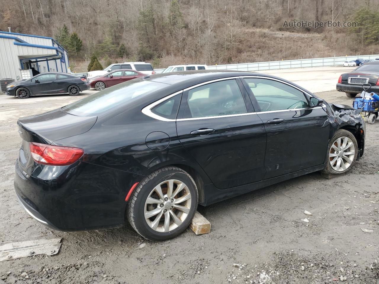 2015 Chrysler 200 C Black vin: 1C3CCCCB2FN568818