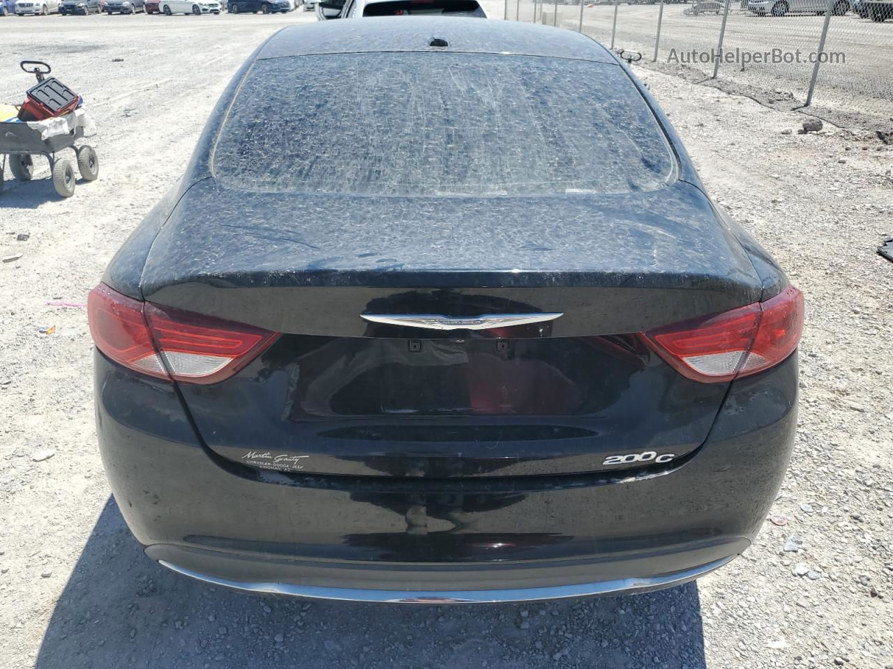 2015 Chrysler 200 C Черный vin: 1C3CCCCB2FN590091