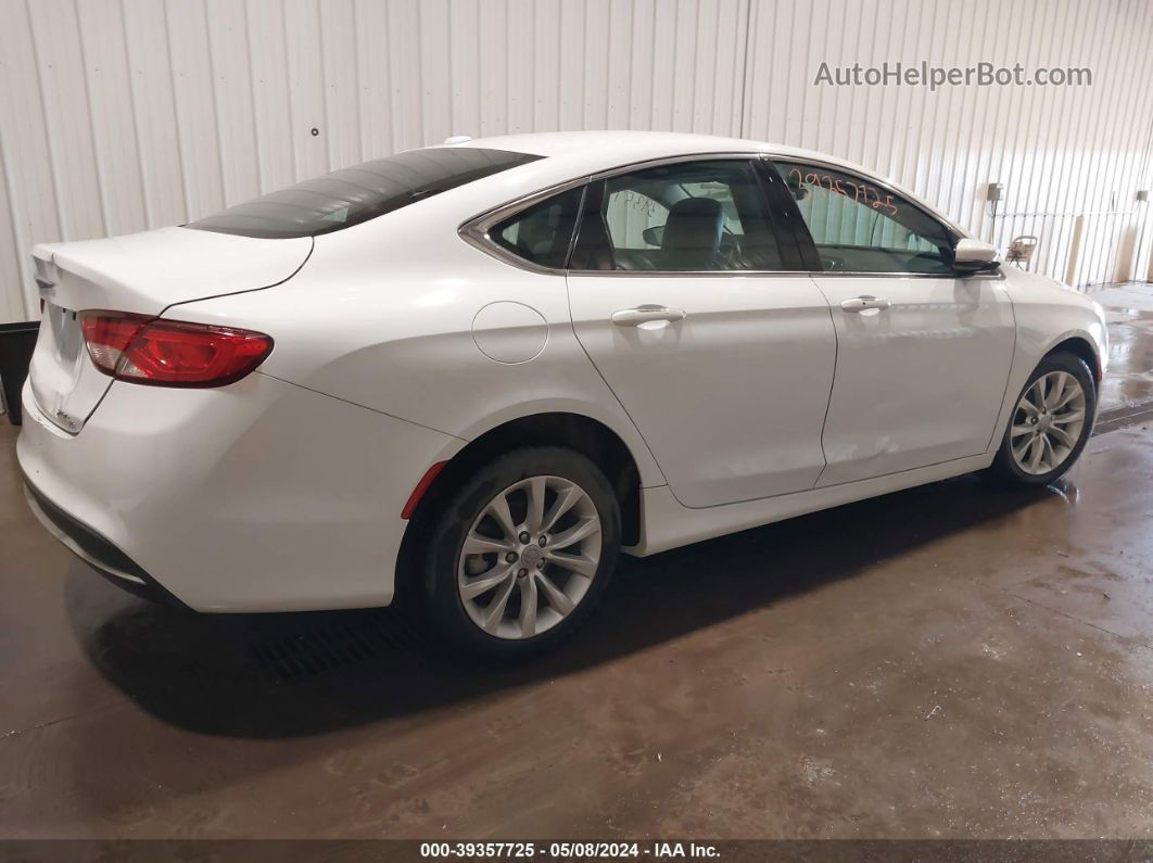 2015 Chrysler 200 C White vin: 1C3CCCCB2FN746324