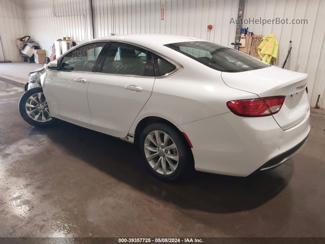 2015 Chrysler 200 C White vin: 1C3CCCCB2FN746324