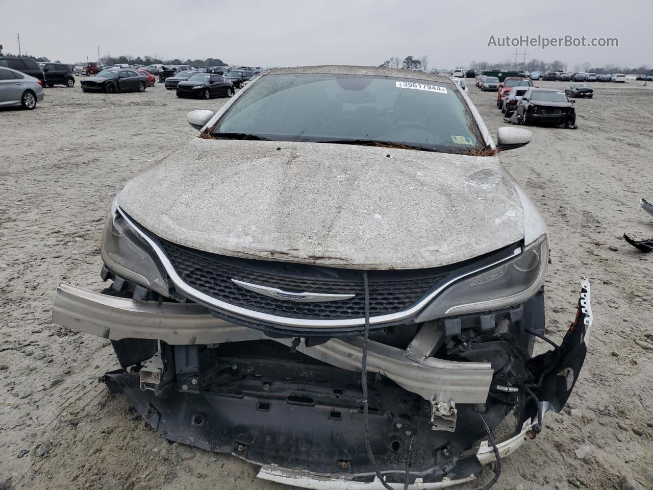 2015 Chrysler 200 C White vin: 1C3CCCCB3FN670564