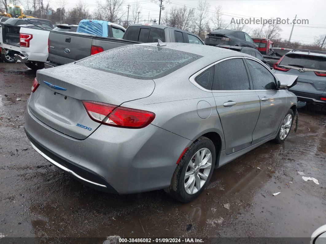 2015 Chrysler 200 C Gray vin: 1C3CCCCB4FN534878