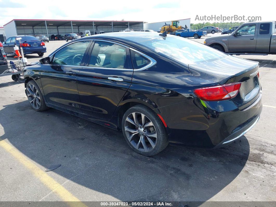 2015 Chrysler 200 C Black vin: 1C3CCCCB4FN564205