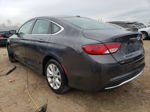 2015 Chrysler 200 C Gray vin: 1C3CCCCB4FN576354