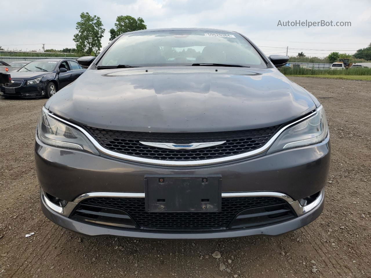 2016 Chrysler 200 C Серый vin: 1C3CCCCB4GN147250