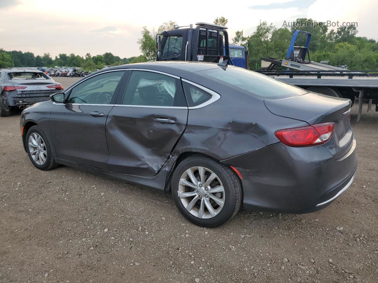 2016 Chrysler 200 C Gray vin: 1C3CCCCB4GN147250