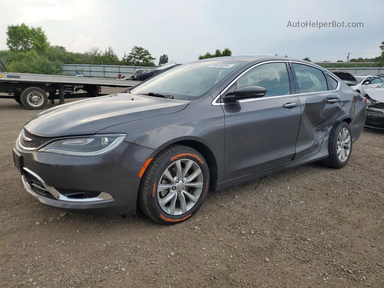 2016 Chrysler 200 C Gray vin: 1C3CCCCB4GN147250