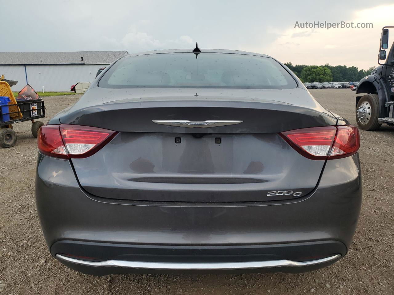 2016 Chrysler 200 C Серый vin: 1C3CCCCB4GN147250