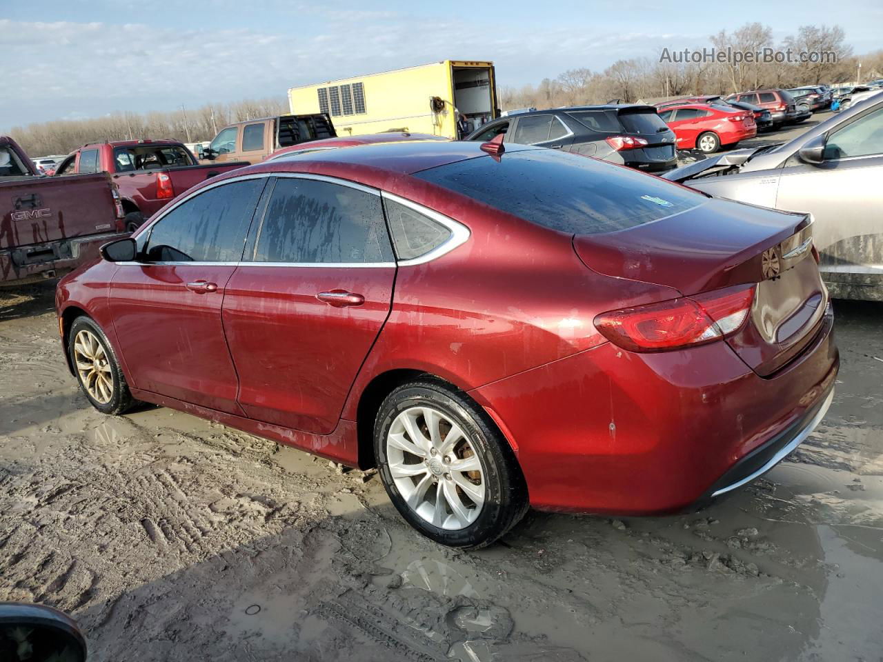 2015 Chrysler 200 C Burgundy vin: 1C3CCCCB5FN524490