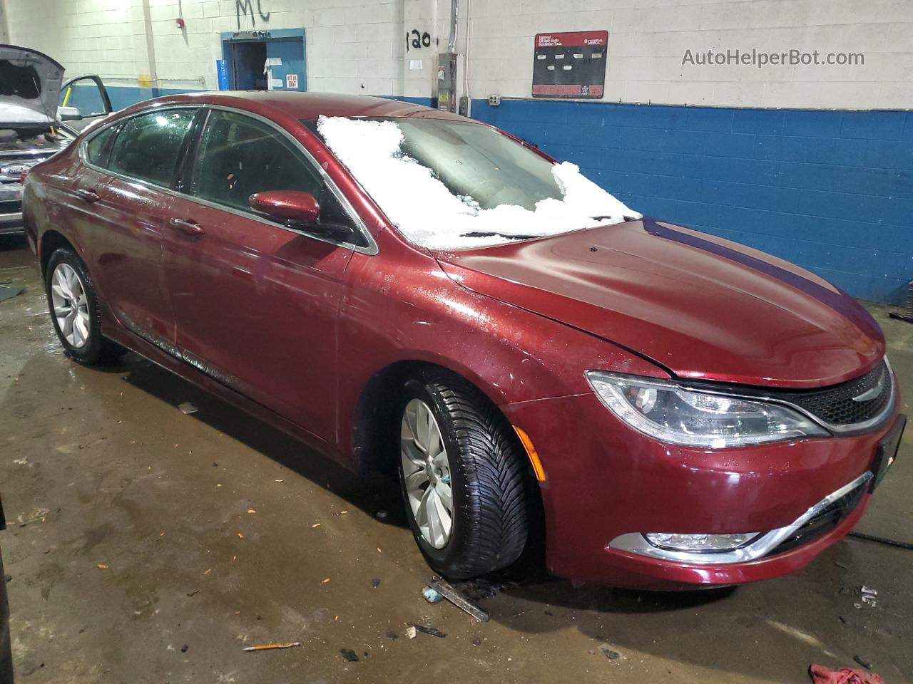 2015 Chrysler 200 C Красный vin: 1C3CCCCB5FN559434